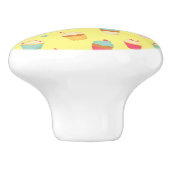 スイートトリーツカップケーキ陶器ノブ セラミックノブ (側面)