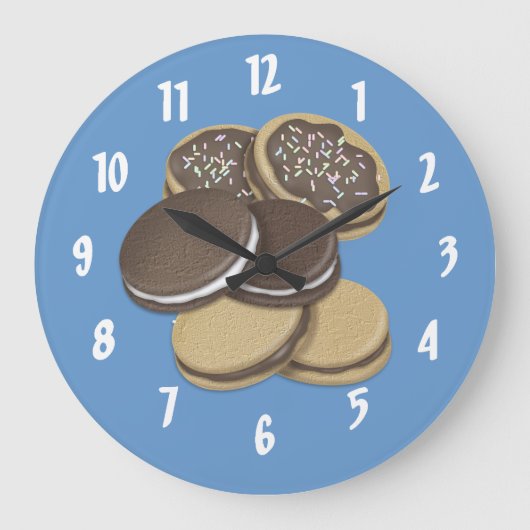 スイートトリーツ ラージ壁時計 (正面)