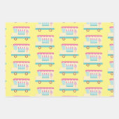 スイートトリートアイスクリームトリオ ラッピングペーパーシート (正面)