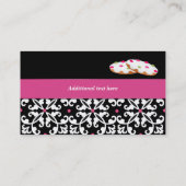 スイートトリートアンドダマスクベーカリー名刺 名刺 (裏面)