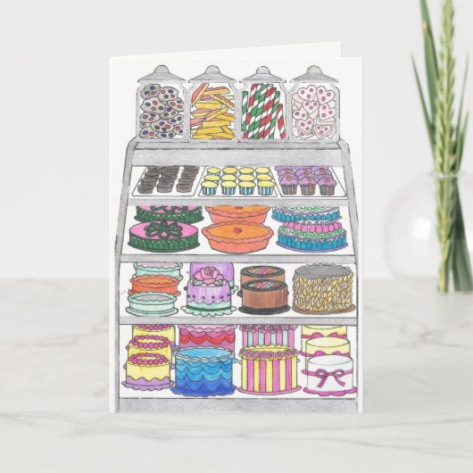 スイートトリートインケース誕生日カード カード (正面)