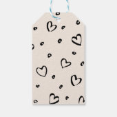 スイートトリートカップケーキキャットバレンタインデー ギフトタグ (裏面)