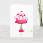 スイートトリートガールズ誕生日グリーティングカード カード (裏面)