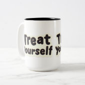 スイートトリートシール ツートーンマグカップ (正面左)