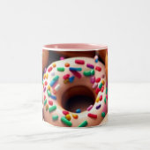 スイートトリートドーナツ: ツートーンマグカップ (中央)