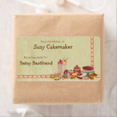 スイートトリートパーソナライズされたラベル ラベル (インサイチュ)