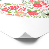 スイートトリートフローラ結婚ハートの徴候 ポスター (角)