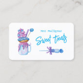 スイートトリートブルーパープル 名刺 (正面)