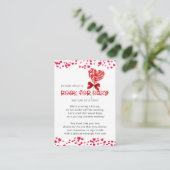 スイートトリートベビーSweetheartシャワーブック エンクロージャーカード (スタンド正面)