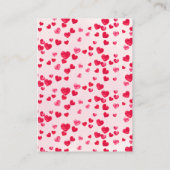 スイートトリートベビーSweetheartシャワーブック エンクロージャーカード (裏面)