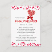スイートトリートベビーSweetheartシャワーブック エンクロージャーカード (正面)