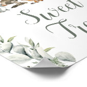 スイートトリートユーカリプトゥスウッドランドベビーアニマル ポスター (角)