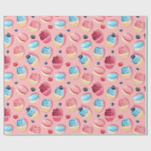 スイートトリートラッピング紙 ラッピングペーパー (フラット)