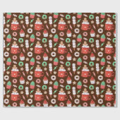 スイートトリートラッピング紙 ラッピングペーパー (フラット)