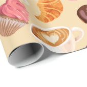 スイートトリートラッピング紙 ラッピングペーパー (ロールコーナー)