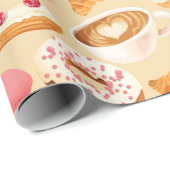 スイートトリートラッピング紙 ラッピングペーパー (ロールコーナー)