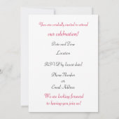 スイートトリート招待状 招待状 (裏面)