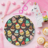 スイートトリート ペーパープレート (パーティー)