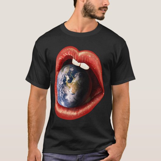 スイートトリート - 地球 Tシャツ (正面)