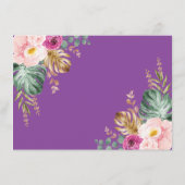 スイートトロピカルボホエレファントベビーおむつラッフル エンクロージャーカード (裏面)