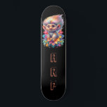 *~*スイートトロルAP89ネオンブラックイニシャル花 スケートボード<br><div class="desc">(探索コードAP89 for Troll itemsと中世テーマアイテムAP88 ) Easy Transfer to other Zazzle Products.黒背景スケートボード。ネオンはトロールポップ・アートのの画像と文字だけ色を付ける。カスタマイズ/イニシャル/モノグラムをパーソナライズ。可愛お洒落い長いおもしろい髪のトロール。明るい虹のネオンカラー。これはトロール人気があるを愛するすべての人のためのトレンドデザインである。TROLSを愛する芸術的スケートボーダーのためのエキサイティングなクリエイティブ詳細デザインである。 * *精力的に強化されたデザインはバイブ素晴らしルを持つ。お母素晴らしさん、姉妹、娘、ガールフレンド10代の女の子や息子パパ/父/パパ/パパ/ボーイフレンド父のは、またすごい男や女の子素晴らし男、男や女の子の男や女の子の男や女の子を作るユニーク誕生日、卒業や母の日ギフト。***私の名前はアンナ・ローザで、2001年以来、霊気ヒーリングエネルギーと私のエネルギーヒーリングモダリティAurora Mistica (R)の両方をチャネリングする国際的に知られている遠隔遠隔遠隔的なエネルギー治療器である。私のすべてのデザインと製品は、甘い穏やかなヒーリングエネルギーでリモートで精力的に強化されている。良いバイブ楽しむス：)より多くの癒しのエネルギーのバイブが私のリモートの距離の癒しのサイトを訪問する素晴らし: http://www.reikiwithtrust.com http://auroramisticadistancehealing.com. http://facebook.com/annarosaeverythingenergy免責条項：私が距離のヒーラーとして行うことは、医療や心理的なサービスの代替ではなく、賛辞であると意図されている。あなたの不均衡と苦情のための健康または心理的なプロフェッショナルを参照しなさい。</div>