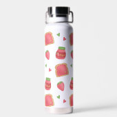 スイートトーストとストロベリージャム ウォーターボトル (背面)