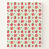 スイートトーストとストロベリージャム ノートブック (裏面)