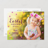 スイートドットフォトイースターポストカード シーズンポストカード (正面/裏面)