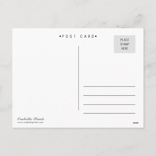 スイートドットフォトイースターポストカード シーズンポストカード (裏面)