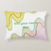 スイートドリームグリーン枕 アクセントクッション (正面)