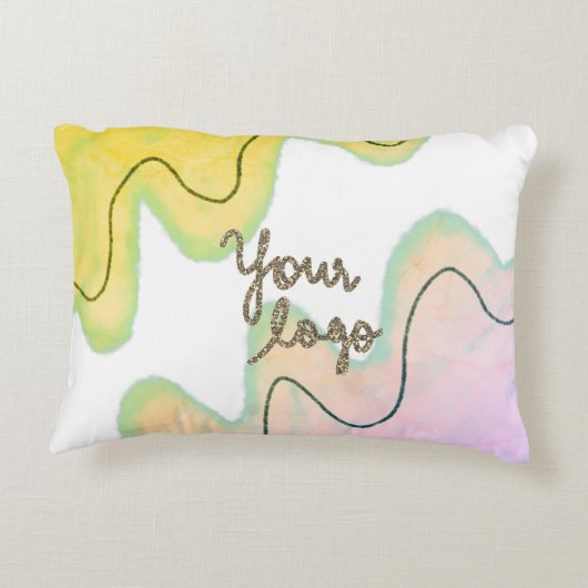 スイートドリームグリーン枕 アクセントクッション (裏面)