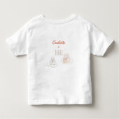 スイートドリームス来トゥルキュート子供の誕生日 トドラーTシャツ (裏面)
