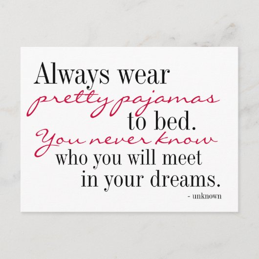 スイートドリームズハガキ ポストカード (正面)