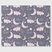 スイートドリームズベビーガール ラッピングペーパー (フラット)