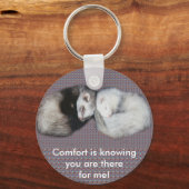 スイートドリームフェレット キーホルダー (正面)