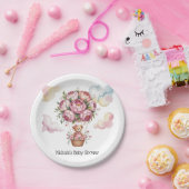 スイートドリームベビーガールシャワー ペーパープレート (パーティー)