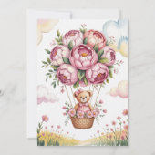 スイートドリームベビーガールシャワー 招待状 (裏面)