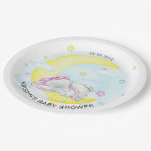 スイートドリームベビーシャワー ペーパープレート (アングル)