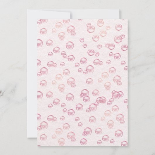 スイートドリームベビーシャワー 招待状 (裏面)