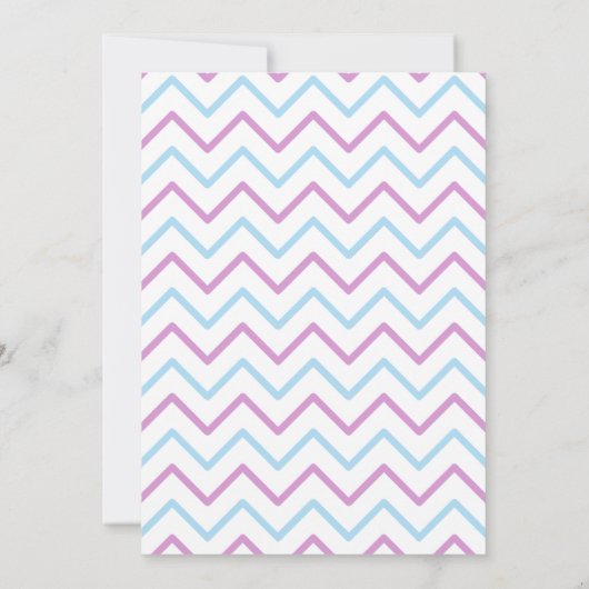 スイートドリームリトルラムカワイイかわいいベビーシャワー 招待状 (裏面)