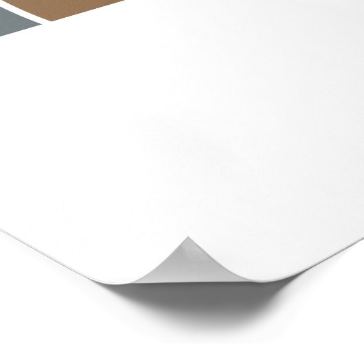 スイートドリームレインボーローズウッド&ラベンダー ポスター (角)