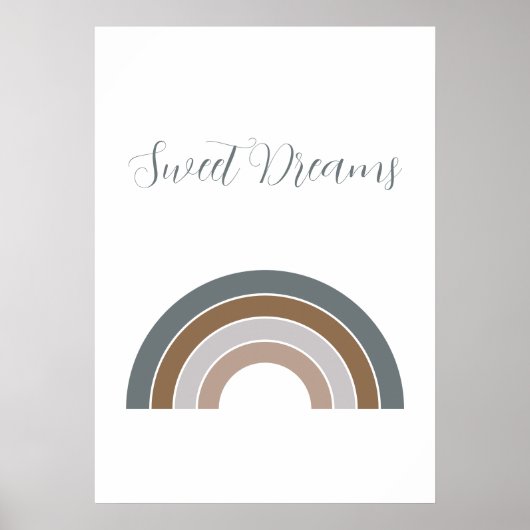 スイートドリームレインボーローズウッド&ラベンダー ポスター (正面)