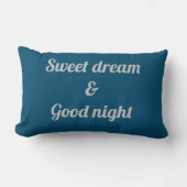 スイートドリーム枕カバー ランバークッション (正面)