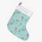 スイートドルフィンクリスマスストッキング ラージクリスマスストッキング (正面 (吊り時))