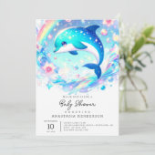 スイートドルフィンベビーシャワー 招待状 (スタンド正面)