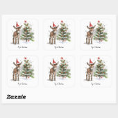 スイートドンキーのファーストクリスマス、カスタム スクエアシール (シート)