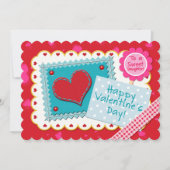 スイートドーターバレンタインパッチワークハートスタイル (正面)