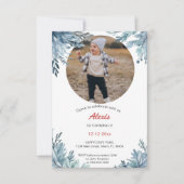 スイートドードディアウィンターフォレスト | あなたの写真 招待状 (正面)