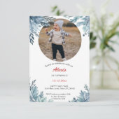 スイートドードディアウィンターフォレスト | あなたの写真 招待状 (スタンド正面)