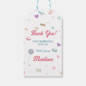 スイートドーナツかわいいカラフルギフトラベル ギフトタグ (正面)